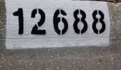 Curb Address Painting